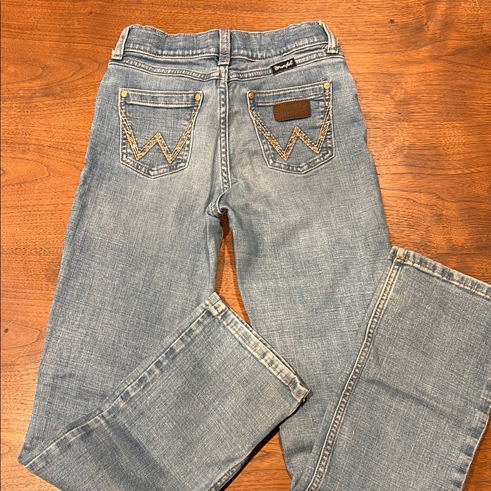 Wrangler Light Blue Girls Bootcut Jeans